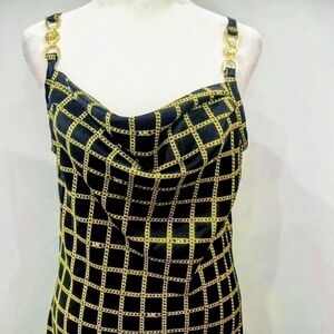 💛NWT Michael Kors Chain print slip dress